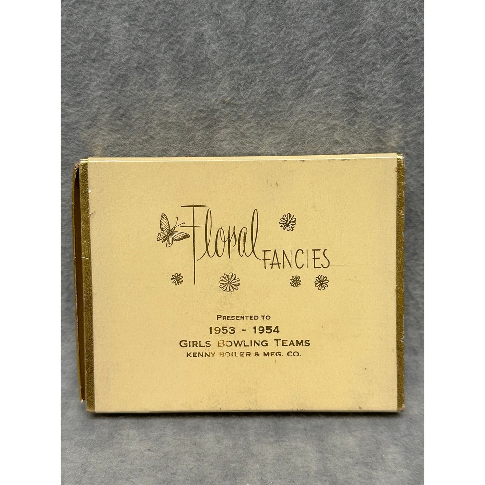 Floral‎ Fancies Playing Cards 2 Sets VTG '53-54 Girls Bowling Team Award